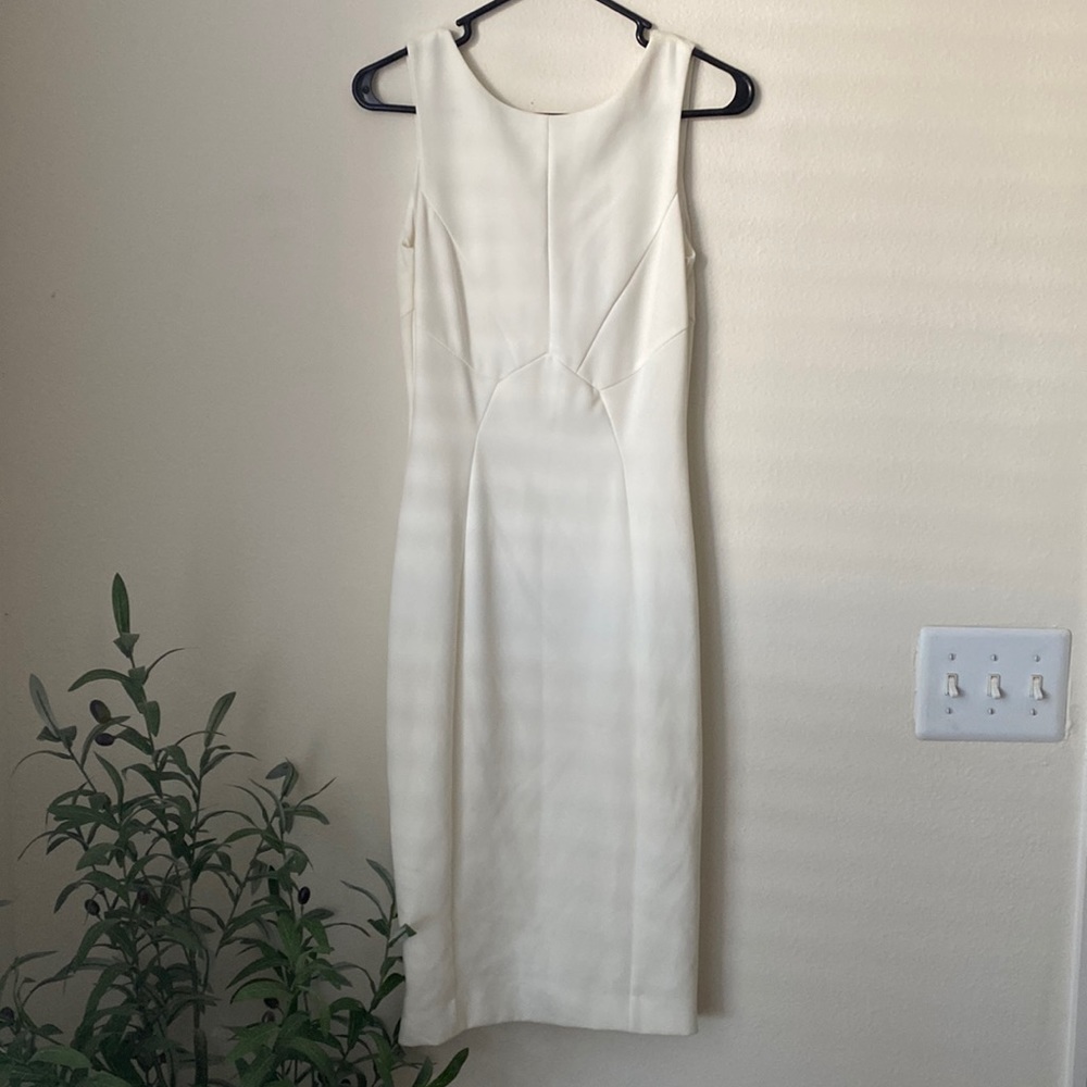 H&M bodycon white dress